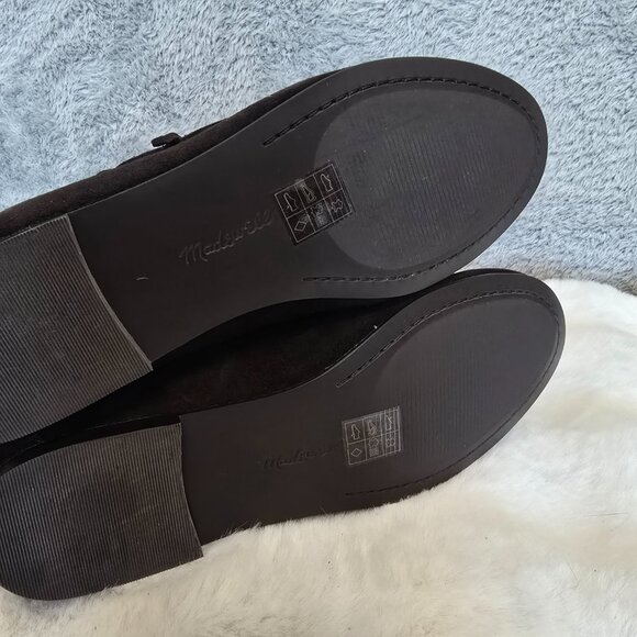 Madewell Jamie Boat Shoe Dark Carob Brown Suede Women's Size 7 NEW Nautical - Picture 5 of 9